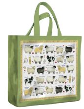 Samuel Lamont Sheep Breeds Medium Gusset Bag